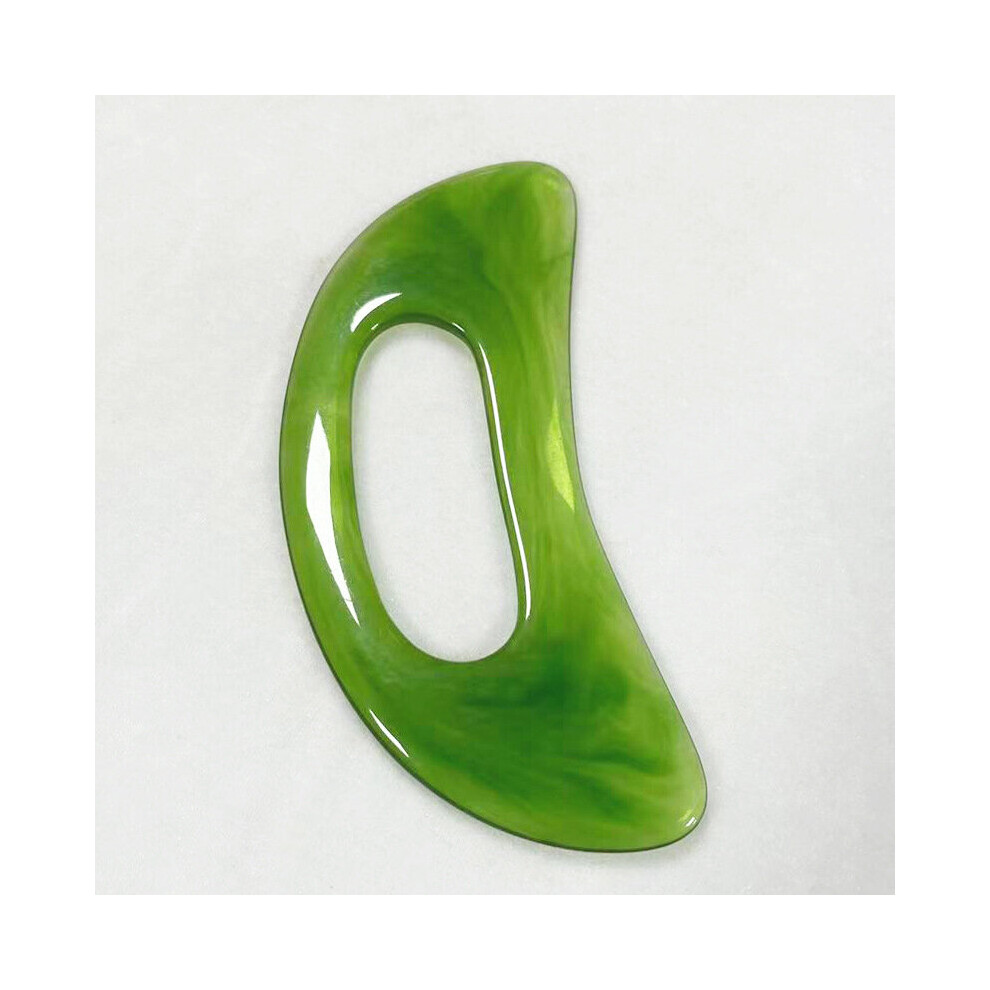Dechoicelife Green (A-Medium ) Resin Beeswax Herramientas Gua Sha Massage Tool For Back Neck Body Face Massagers Guasha Masaje Scraper Therapy Skin Care Tools