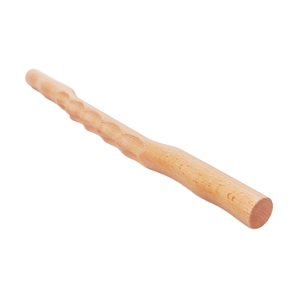 Dechoicelife (A-46Cm) Beech Wood Scraping Stick Guasha Scraping Stick Muscle Relax Massage Scraper Body Neck Back Shoulder Waist Leg Massage Tools