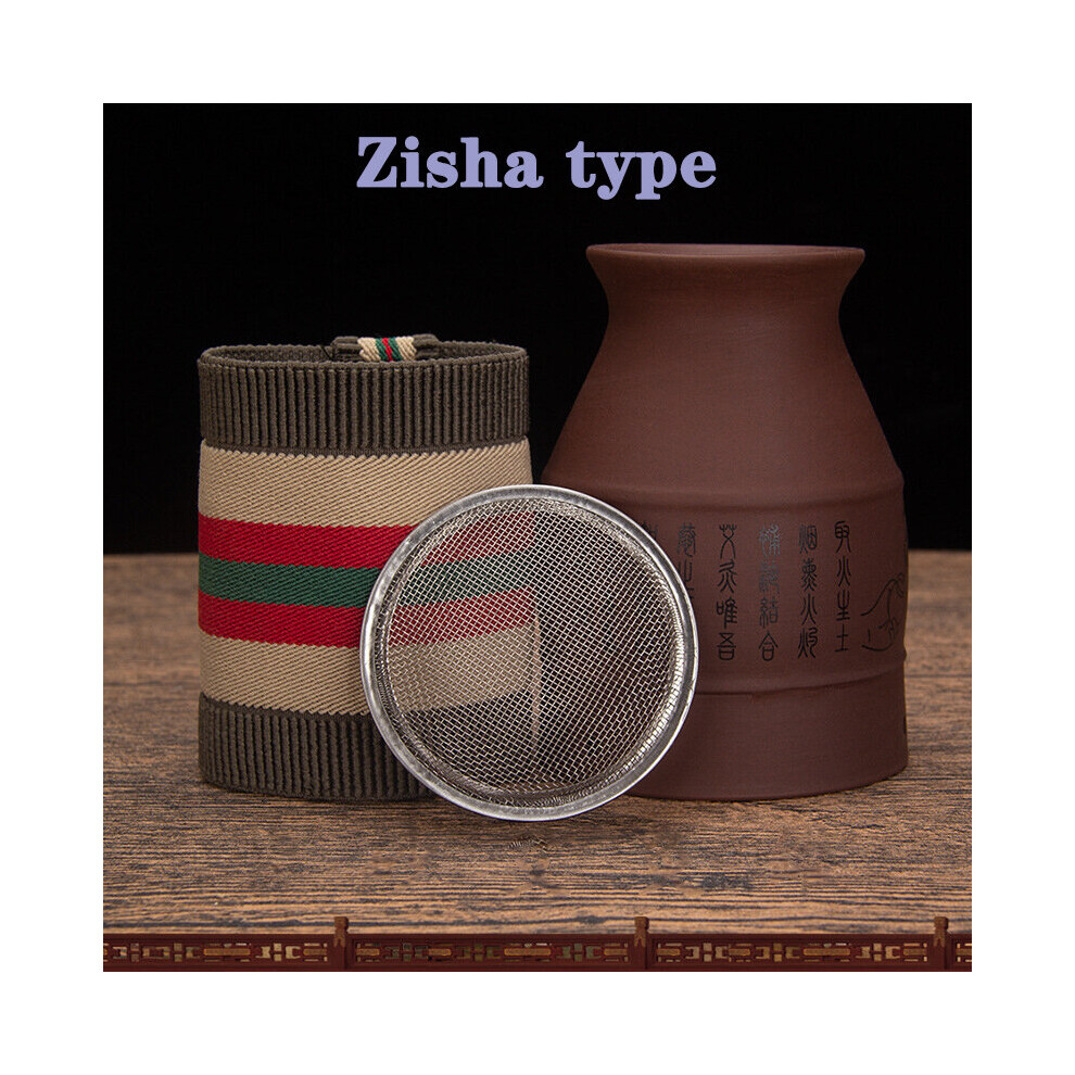 Dechoicelife (A-Zisha Type) Ceramic Warm Moxibustion Jar Zisha Acupuncture Heat Therapy Body Massage Device