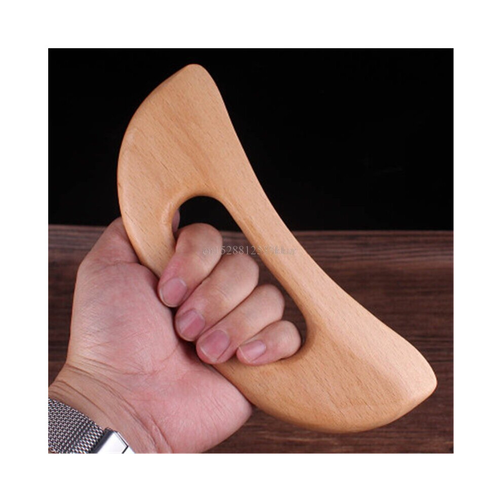 Dechoicelife Wooden Guasha Muscle Fascia Scraper Massager Loosening Meridian Brain Tendon Leg Back Scraping Massage Body Health Care Tool