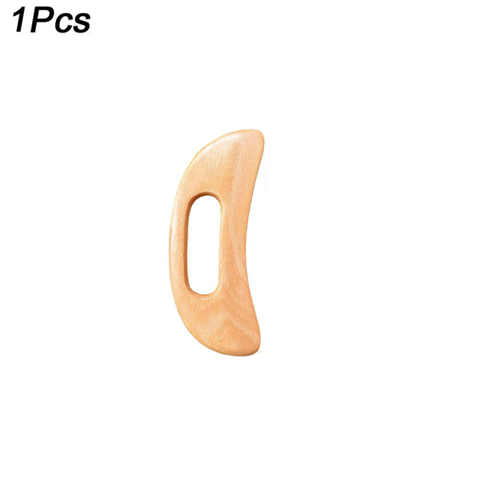 Dechoicelife Pink (A-) Manual Massager Wooden Handheld Roller Trigger Point Massager Stick For Fascia,Cellulite,Muscle,Abdomen,Body Therapy Massager