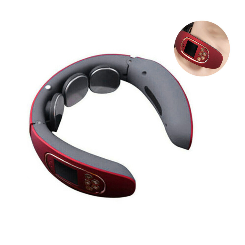 Dechoicelife Electric Cervical Neck Massager Intelligent Shoulder Massage Machine For Relief Muscle Pain