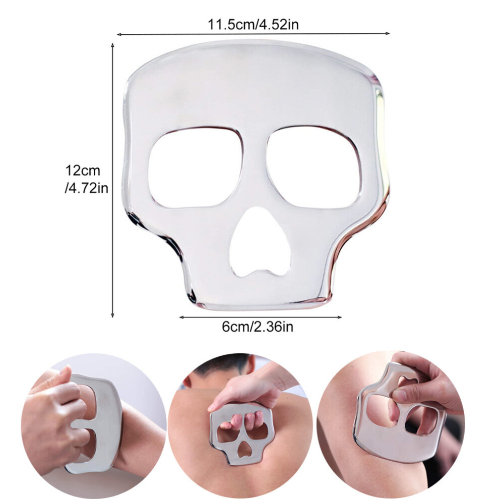 Dechoicelife (A-20) Gua Sha Tool Stainless Steel Manual Scraping Massager For Myofascial Release Tissue Mobilization Physical Therapy Skin Care Tool