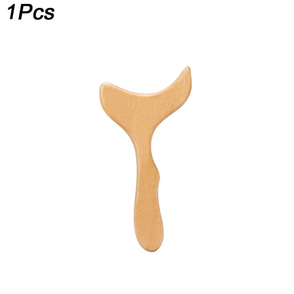 Dechoicelife Gray (A-) Manual Massager Wooden Handheld Roller Trigger Point Massager Stick For Fascia,Cellulite,Muscle,Abdomen,Body Therapy Massager
