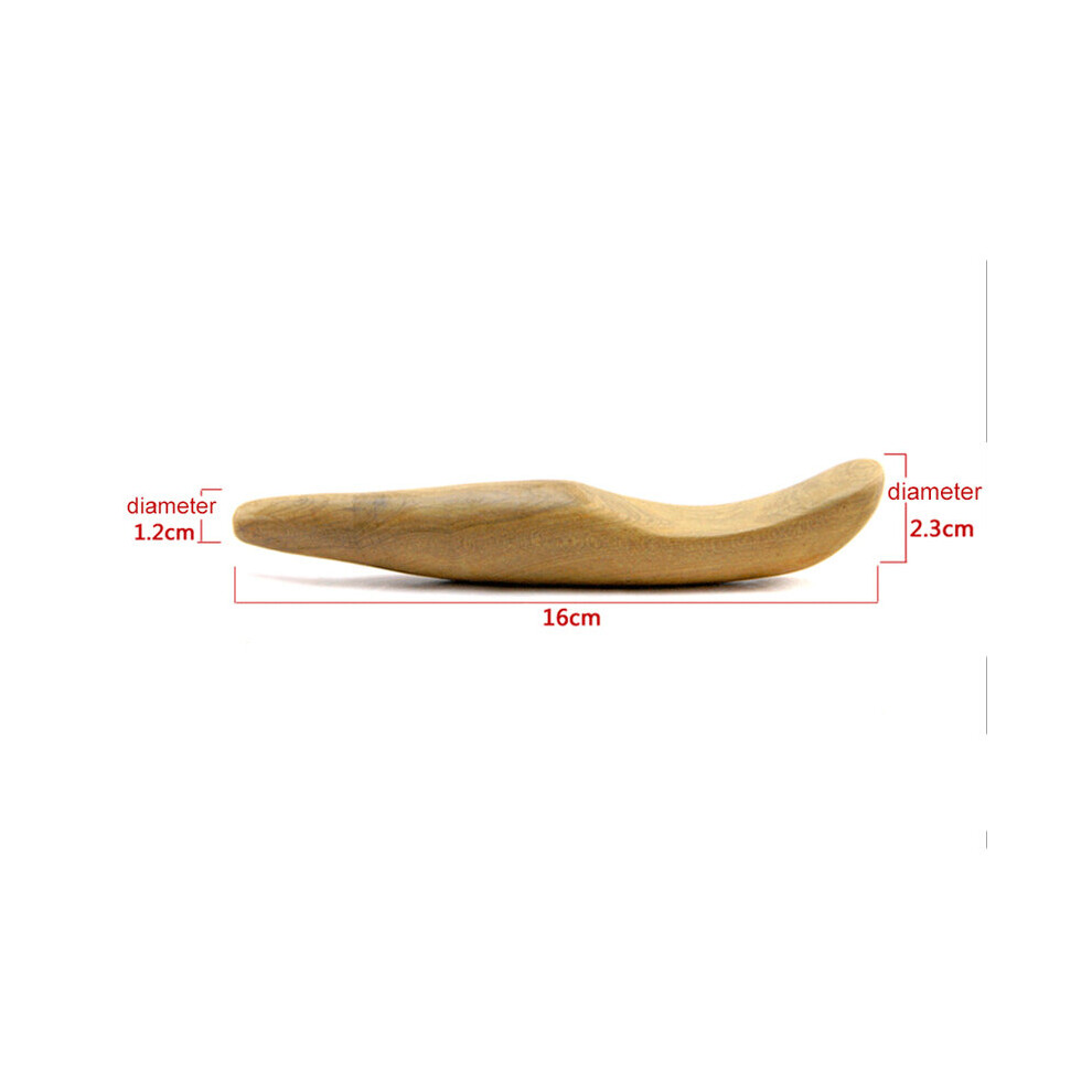 Dechoicelife (A-Grigger Point) Wooden Massage Stick Acupressure Massage Press Therapy Back Neck Foot Reflexology Body Point Massage Guasha Scraping Health Care