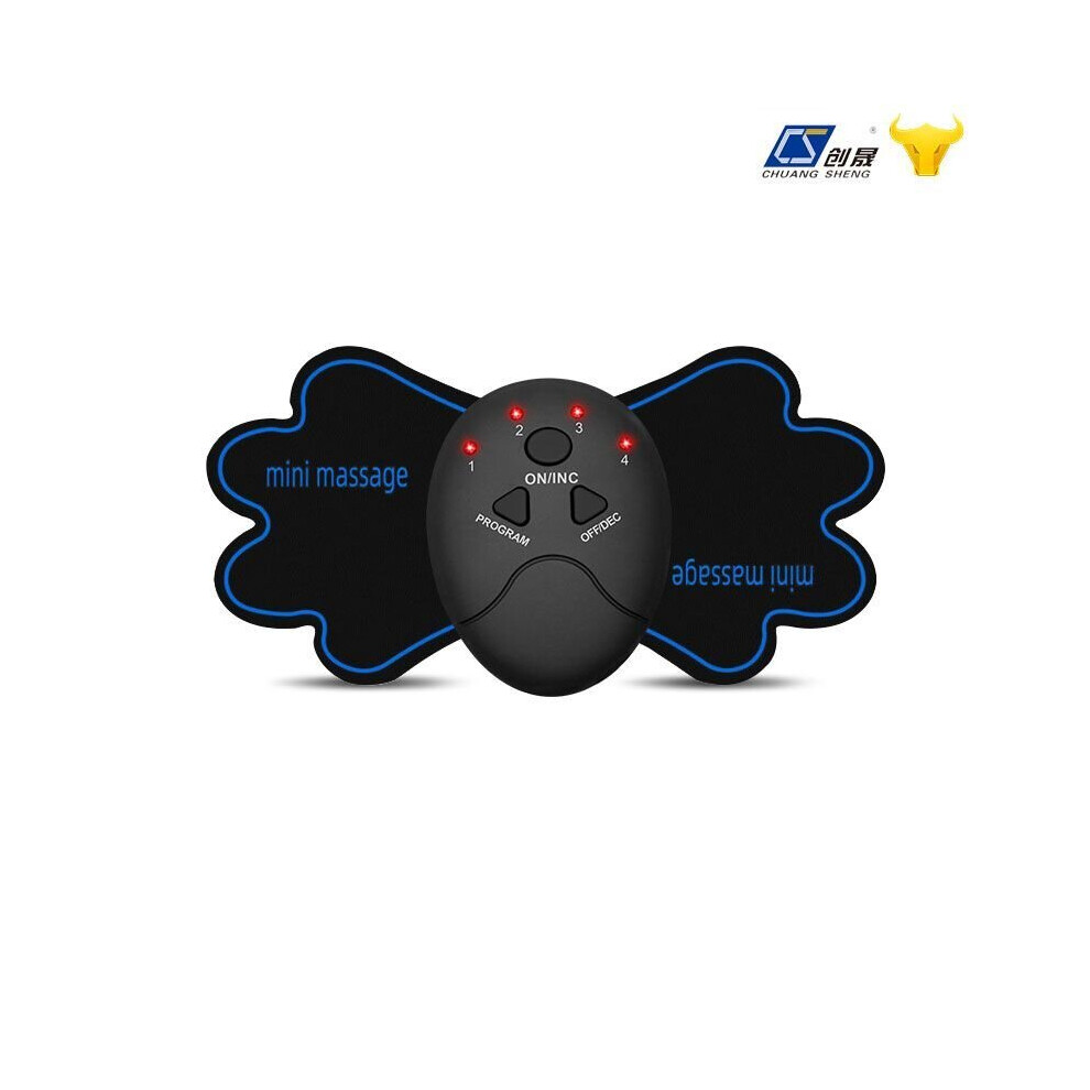 Dechoicelife (A-Transparent) Pulse Cervical Spine Massager Massage Intelligent Portable Massage Kneading Neck Instrument Micro-Current Body Massage Paste