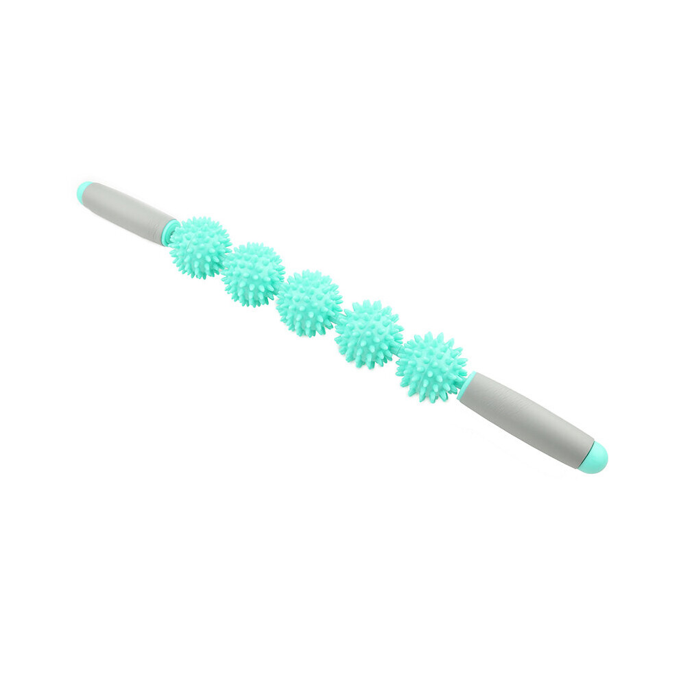 Dechoicelife (A-Green) Anti Cellulite Massager Stick Anti-Cellulite Trigger Point Stick Body Foot Face Leg Slimming Massage Muscle Roller