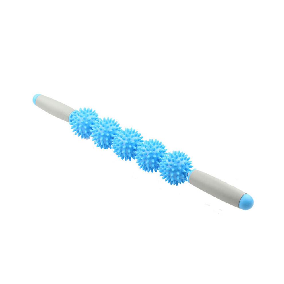 Dechoicelife (A-Blue) Anti Cellulite Massager Stick Anti-Cellulite Trigger Point Stick Body Foot Face Leg Slimming Massage Muscle Roller