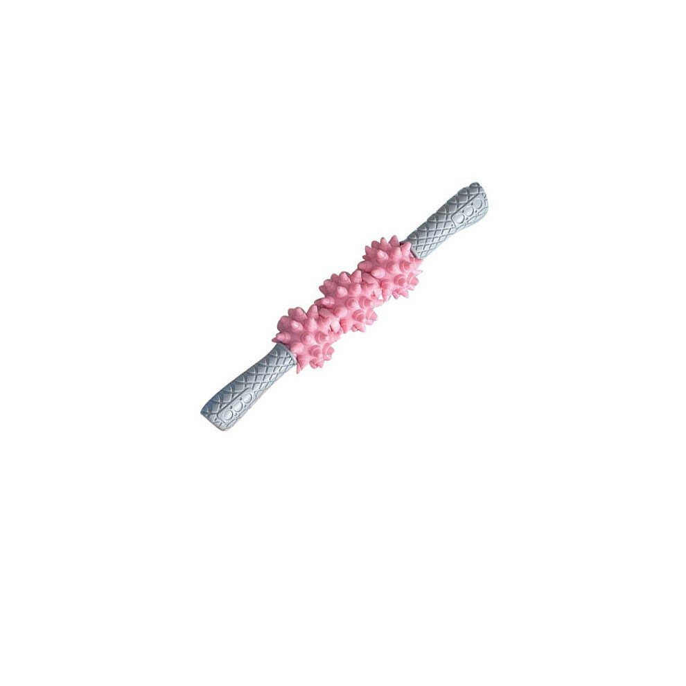 Dechoicelife (A-Pink) Anti Cellulite Massager Stick Anti-Cellulite Trigger Point Stick Body Foot Face Leg Slimming Massage Muscle Roller Massage Stick