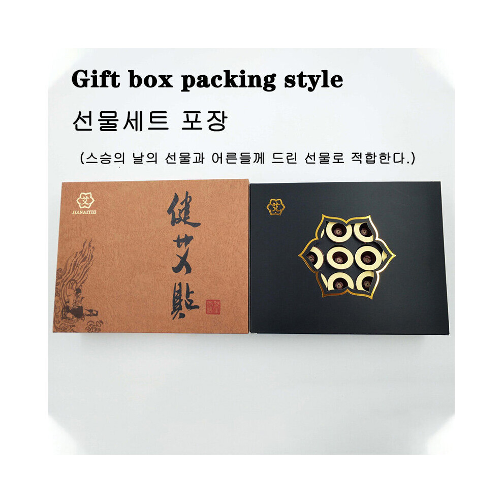 Dechoicelife (A-Gift Box Packaging) 60Pcs Packing Moxa Stick Moxibustion Stickers Chinese Medicine Moxas Acupuncture Therapy Massager For Body Warm Uterus Stomach