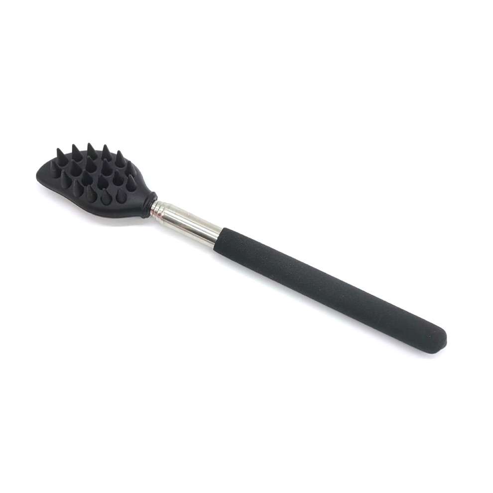 Dechoicelife Black (A-) Telescopic Back Scratcher Massage Scratching Backscratcher Massager Kit Back Scraper Extendable Telescoping Itch Health Products
