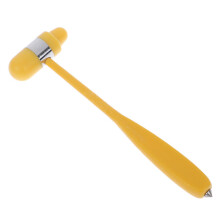 (a-Gold) Neurological Medical Massage Knee Jerk Percussor Neurology Diagnostic Percussion Tool Buck Nerve Examination Reflex Hammer