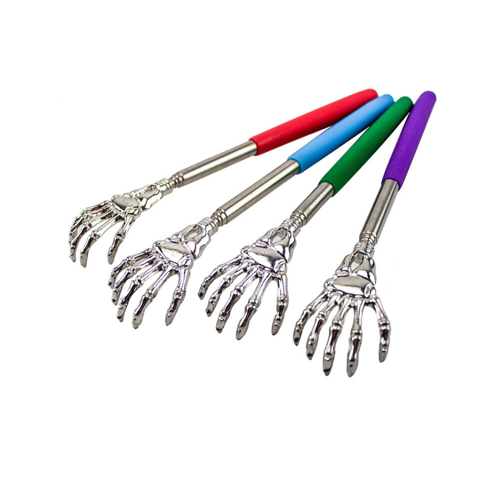 Dechoicelife Blue (A-) Back Scratcher Telescopic Scratching Backscratcher Massager Kit Back Scraper Extendable Telescoping Itch Health Products Hackle