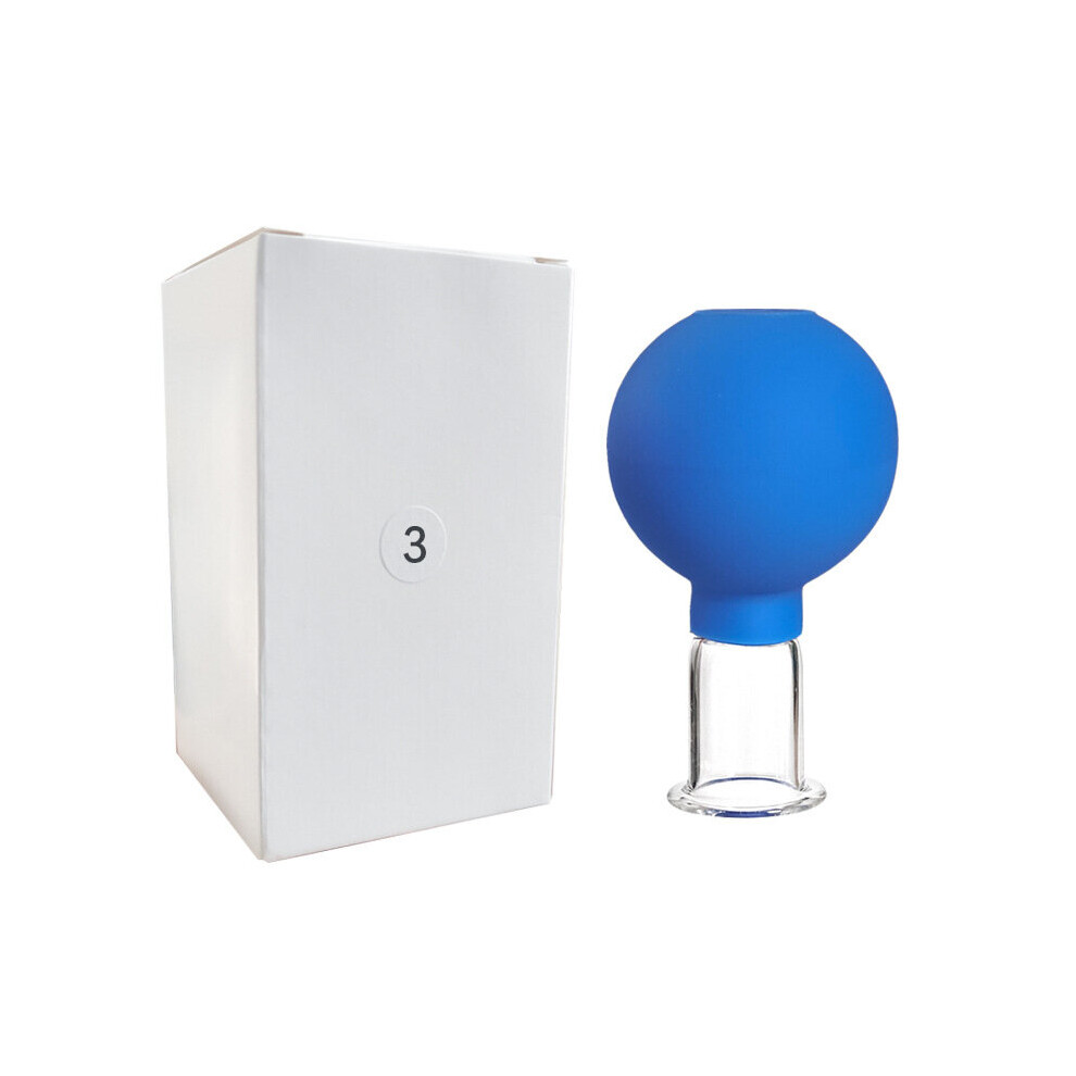 Dechoicelife Ivory (A-) Massage Cup Vacuum Cupping Cups No Burr Muscle Relaxation Compact Face Massage Cup Anti Cellulite Massage Chinese Therapy