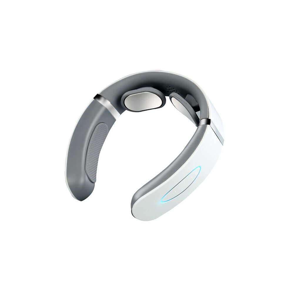 Dechoicelife (A-Rechargeable) Cervical Spine Massager Shoulder Waist Neck Intelligent Electric Massager Cervical Spine Kneading Neck Care Device Free