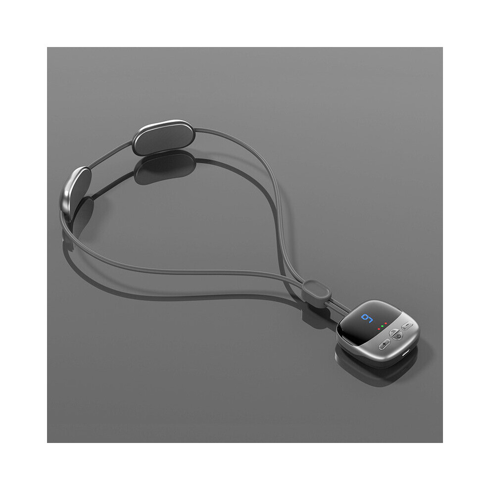 Dechoicelife Grey (A-Sliver ) 2022 Massager Smart Hanging Neck Neck Shoulder Cervical Spine Massager Hot Compress Neck Artifact Dredging Spine Neck Protector
