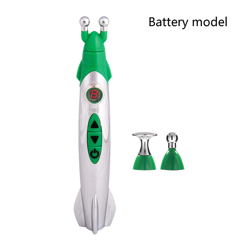 Dechoicelife (A-Meridian) Meridian Electric Massage Pen Muscle Circulation Massage Acupuncture Pain Relief Massager Electronic Therapy Meridian Energy Pen