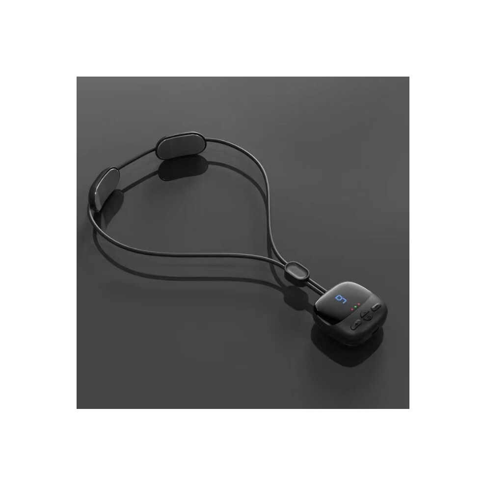 Dechoicelife Black (A-) 2022 Massager Smart Hanging Neck Neck Shoulder Cervical Spine Massager Hot Compress Neck Artifact Dredging Spine Neck Protector