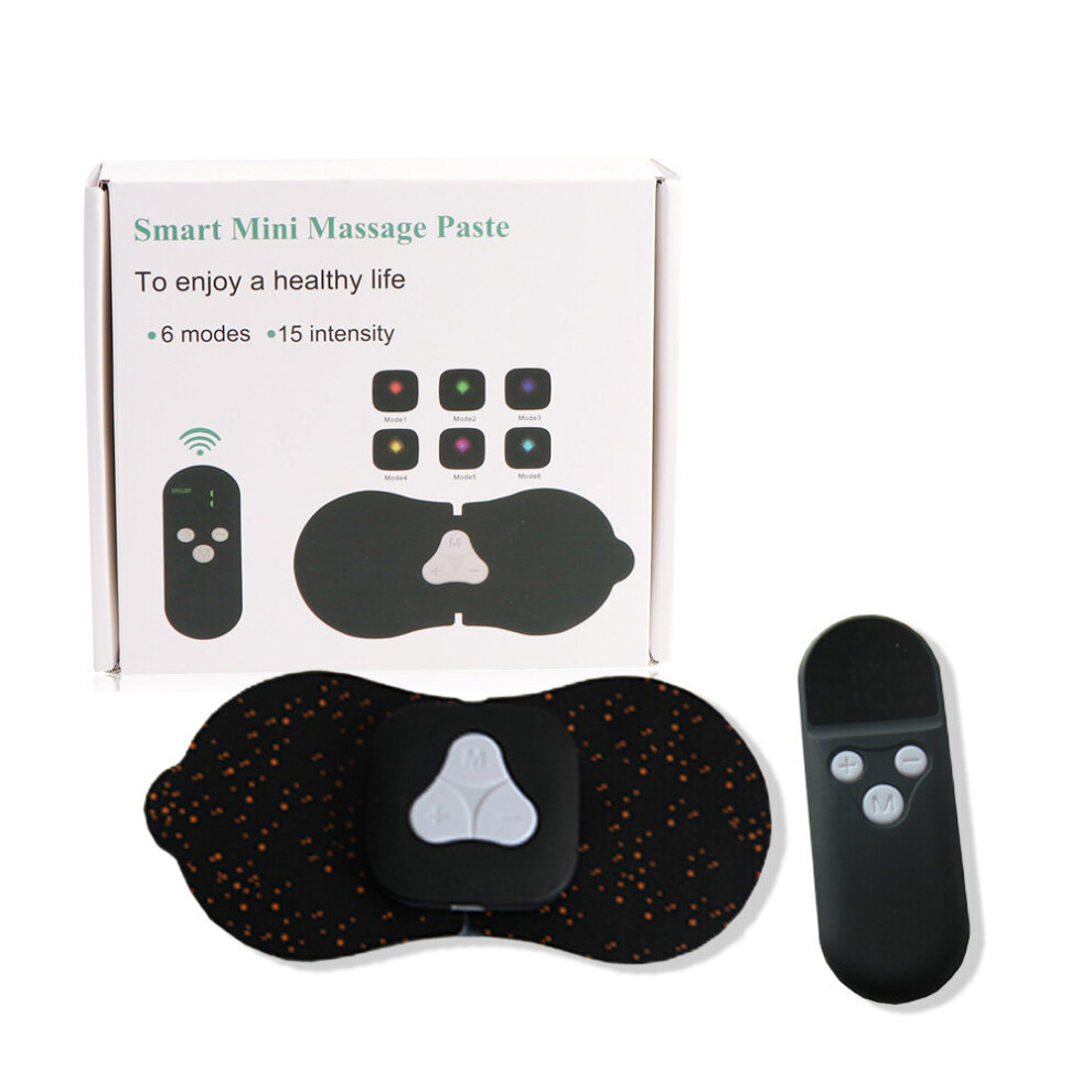 Dechoicelife (A-With Box) Usb Charging Mini Electric Neck Massager With Controller Convenient Intelligent Cervical Massage Stickers Meridian Mini Massager
