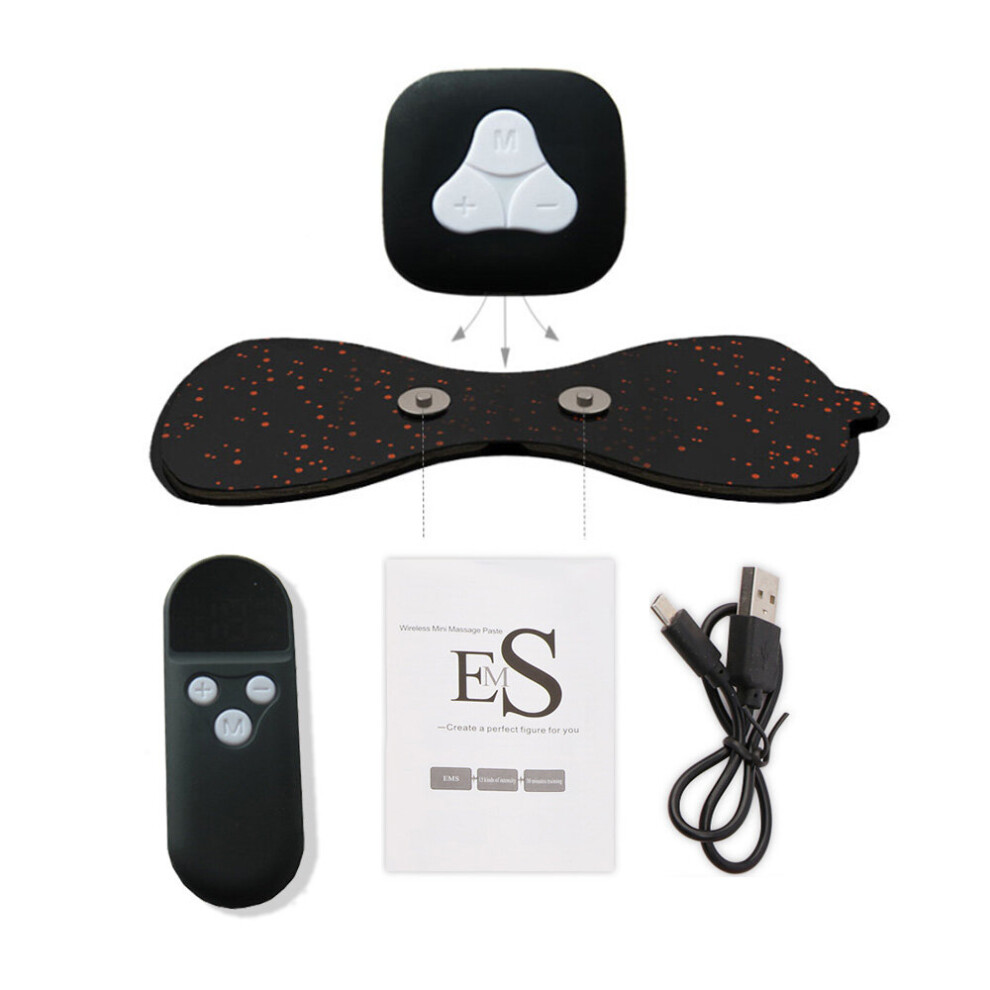 Dechoicelife (A-No Box) Usb Charging Mini Electric Neck Massager With Controller Convenient Intelligent Cervical Massage Stickers Meridian Mini Massager
