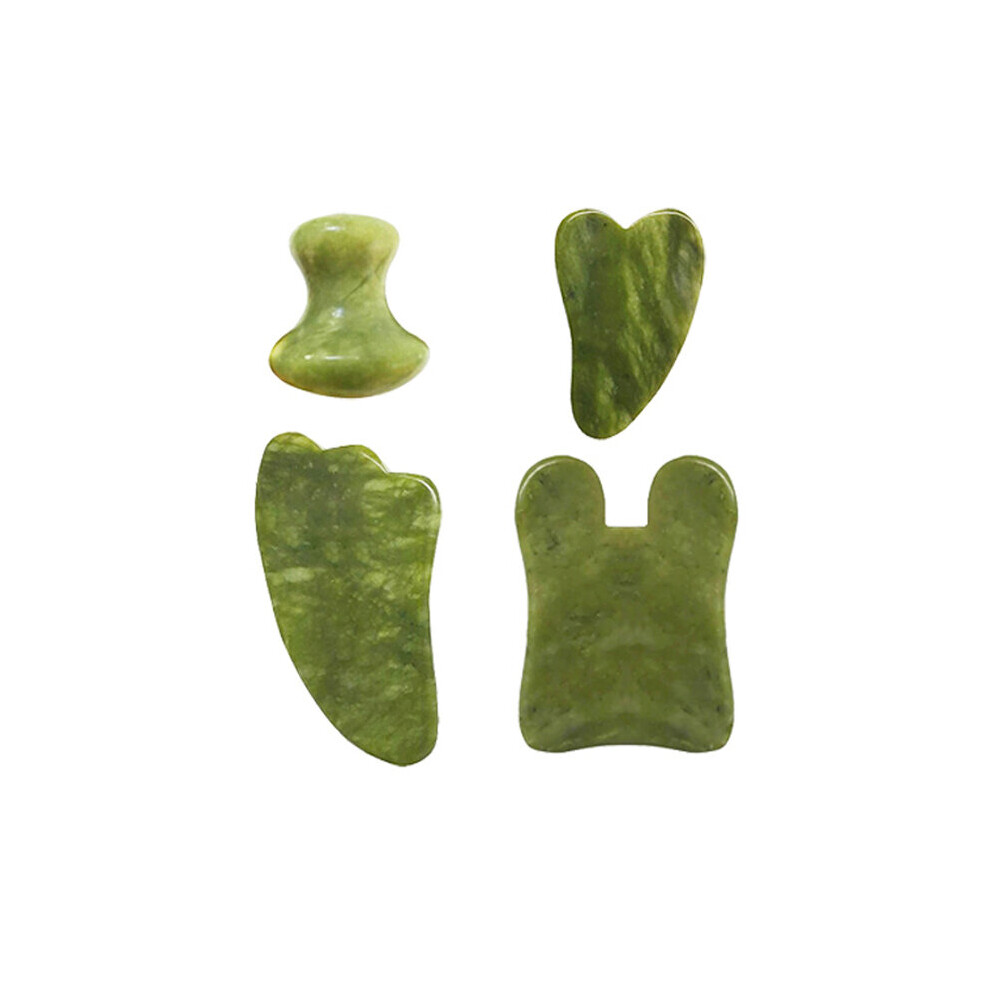 Dechoicelife Orange (A-) Natural Jade Roller Face Massager Real Stone Gouache Scraper Facial Massager Jade Roller Guasha Massage Board Drop Jade