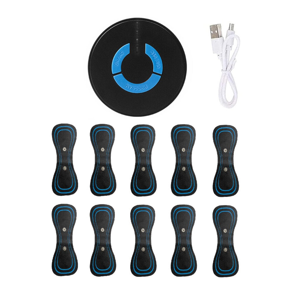 Dechoicelife (A-Cervical Stickers) Portable Neck Body Massager Muscle Relief Pain Mini Electric Convenient Intelligent Cervical Massage Stickers Meridian Massager