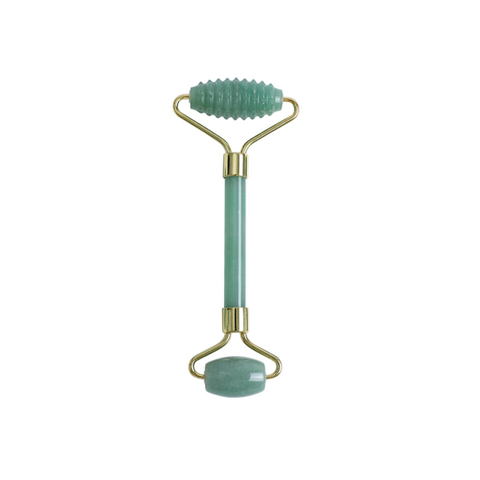 Dechoicelife (A-Type G) Aventurine Jade Roller Massager For Face Gouache Scraper Natural Gouache Stone Facial Massage Roller Gua Sha Scraper Face Roller