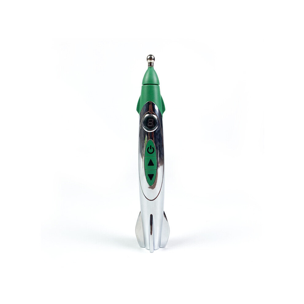 Dechoicelife (A-No Box) 3 In 1 Electronic Acupuncture Pen Multi-Function Electronic Relief Therapy Massage Head Electrotherapy Meridian Energy Pen