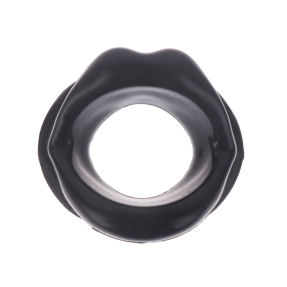 Dechoicelife (A-Bk) 1Pcs Silicone Rubber Face Slimmer Oral Mouth Muscle Massage Tools Tightener Exerciser Lip Trainer Anti-Wrinkle Chin Massager