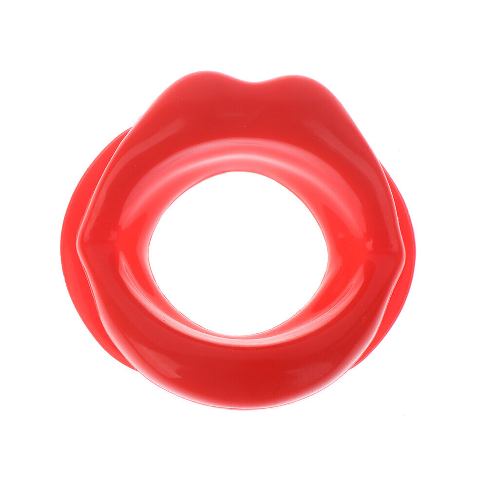 Dechoicelife (A-Rd) 1Pcs Silicone Rubber Face Slimmer Oral Mouth Muscle Massage Tools Tightener Exerciser Lip Trainer Anti-Wrinkle Chin Massager