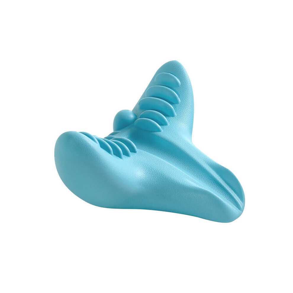 Dechoicelife (A-2) Pu Cervical Spine Massage Pillow Shoulder Cervical Spine Neck Pain Relief Pillow Massage Neck Correction Traction Physiotherapy