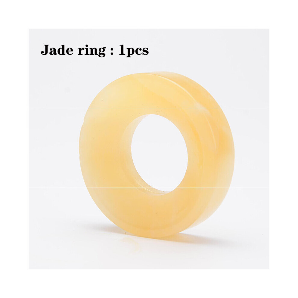 Dechoicelife (A-1Piece Jade Ring) 20Pcs Conical Powerful Moxibustion Jade Massager Moxa Tower Wormwood Strong Penetration Warm Acupuncture Massage Therapy