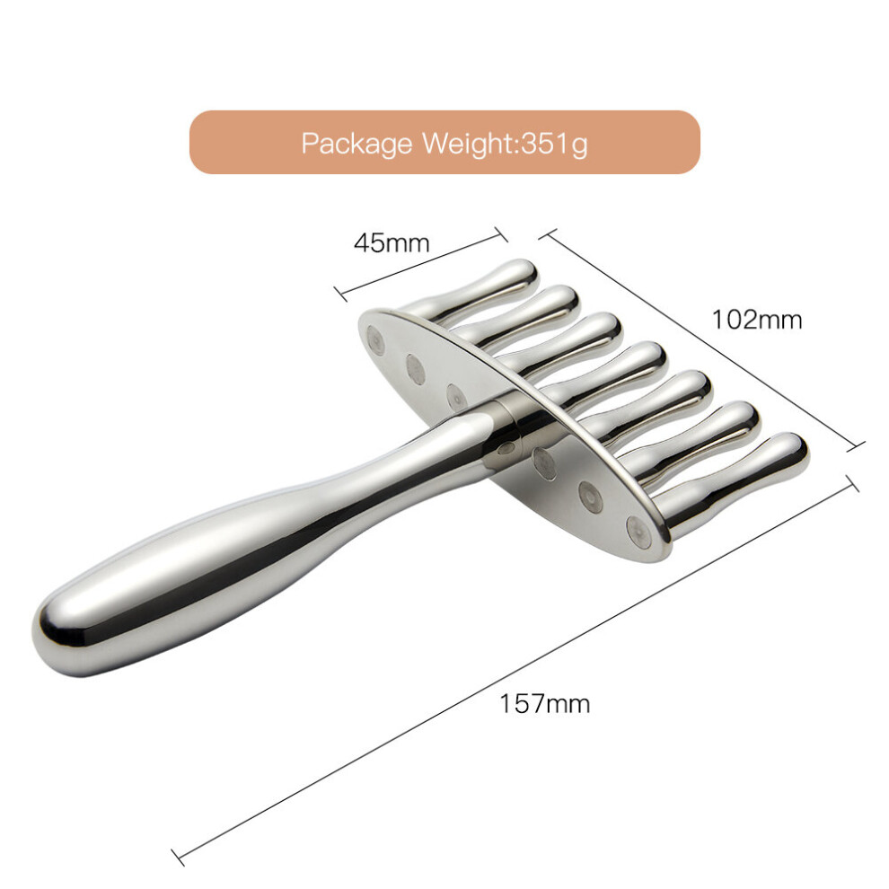 Dechoicelife (A-7 Heads) Meridian Massage Stick Trigger Point Massager Magnetic Therapy Lymphatic Acid Drainage Meridian Muscle Relaxation Acupoint Pen