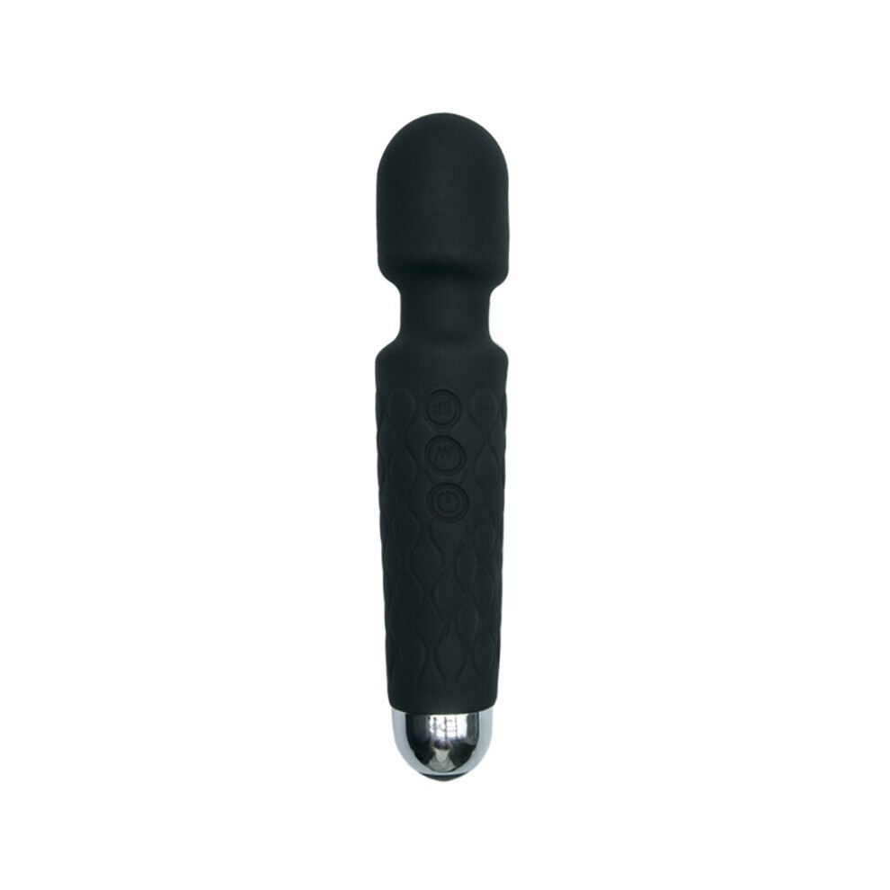 Dechoicelife Black (A-) Rechargeable Personal Massager Quiet & Waterproof 20 Patterns&8 Speeds For Tension Relief Muscle Back Soreness Recovery