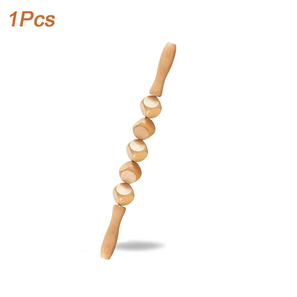 Dechoicelife (A-Pink) Wood Therapy Massage Tools Lymphatic Drainage Massager Maderoterapia Kit For Body Sculpting Anti Cellulite Lymphatic Drainage