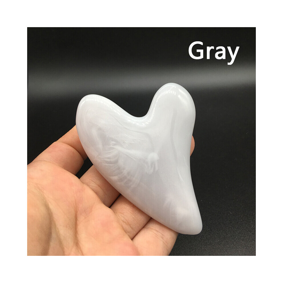 Dechoicelife (A-N6) Guasha Scraping Massage Scraper Face Massager Acupuncture Gua Sha Board Acupoint Face Eye Care Spa Massage Tool