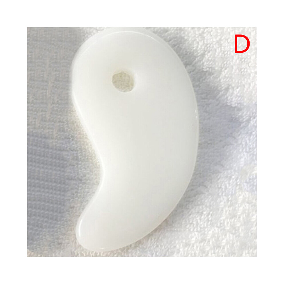 Dechoicelife (A-N4) Guasha Scraping Massage Scraper Face Massager Acupuncture Gua Sha Board Acupoint Face Eye Care Spa Massage Tool