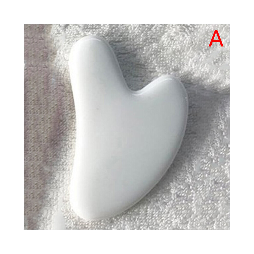 Dechoicelife (A-N1) Guasha Scraping Massage Scraper Face Massager Acupuncture Gua Sha Board Acupoint Face Eye Care Spa Massage Tool