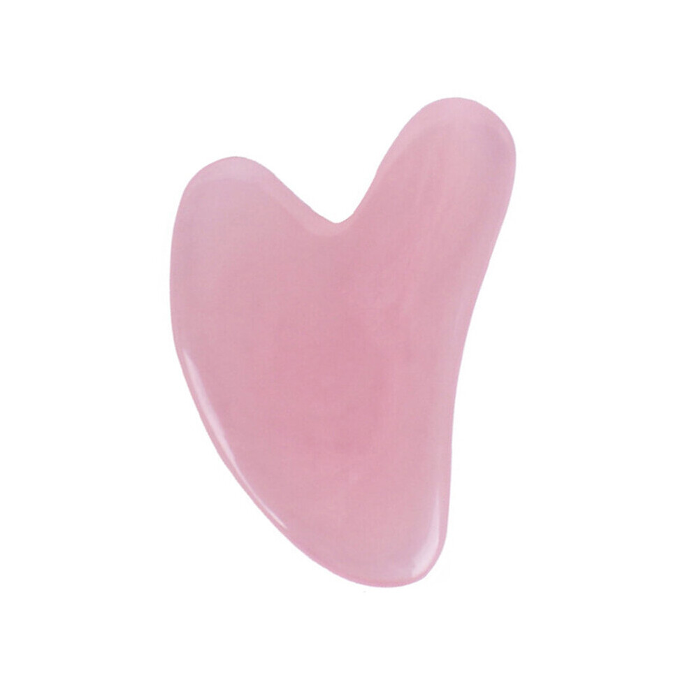 Dechoicelife (A-Resin Board) Gua Sha Scraping Massage Scraper Facial Scraping Heart Shape Spa Massage Board Guasha Scrapping Face Neck Back Body Massage Tool