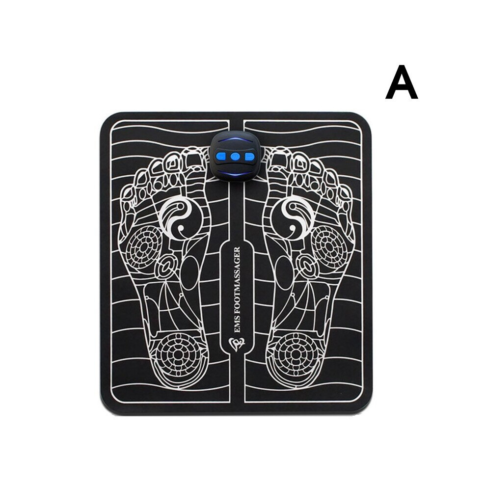 Dechoicelife (A-A) Electric 9 Level Foot Massager Mat Muscle Stimulator Pad Improve Blood Circulation Feet Relax Relieve Ache Pain