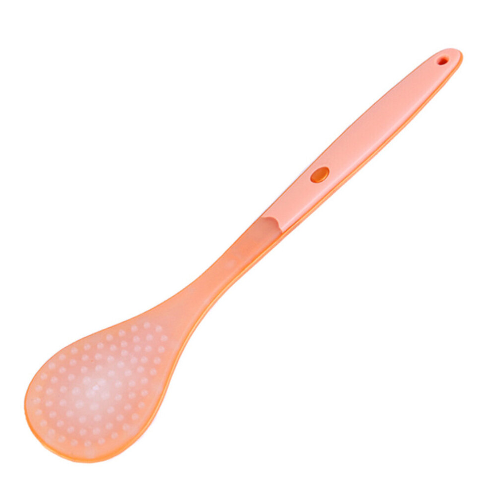 Dechoicelife Beige (A-) Silicone Bendable Meridian Massage Beat Pain Relief Promote Blood Circulation Meridian Massager Body Massage Relaxation Tool