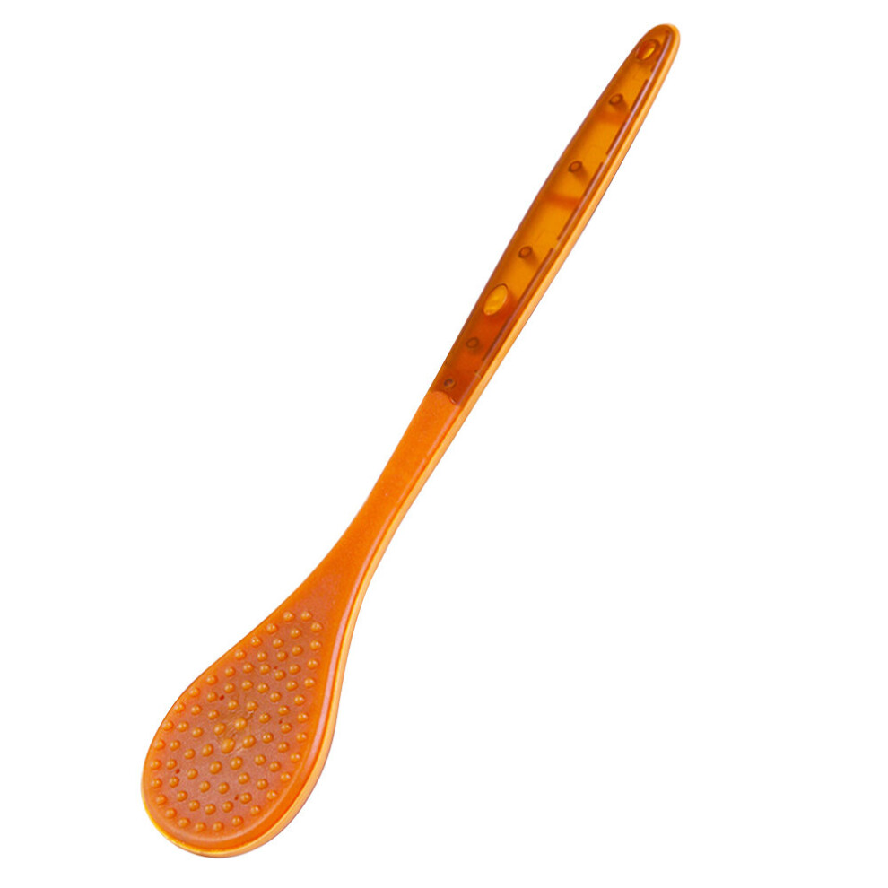 Dechoicelife (A-Antibacterial-Brown) Silicone Bendable Meridian Massage Beat Pain Relief Promote Blood Circulation Meridian Massager Body Massage Relaxation Tool