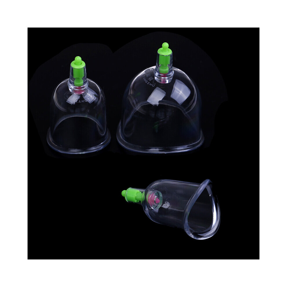 Dechoicelife 3Pcs/Set U Curved Vacuum Cupping Traditional Chinese Cupping Suction Joint Cupping Therapy Joints Cups Acupuncture Massage