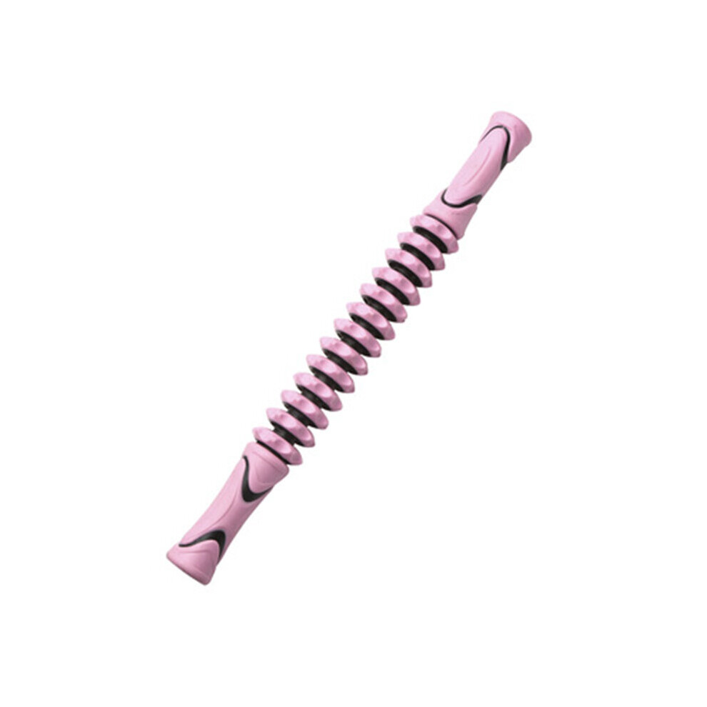 Dechoicelife (A-Pink) Muscle Relief Massager Yoga Gear Roller Stick Body Massage Relax Tools For Athletes Trainer Roller Massager