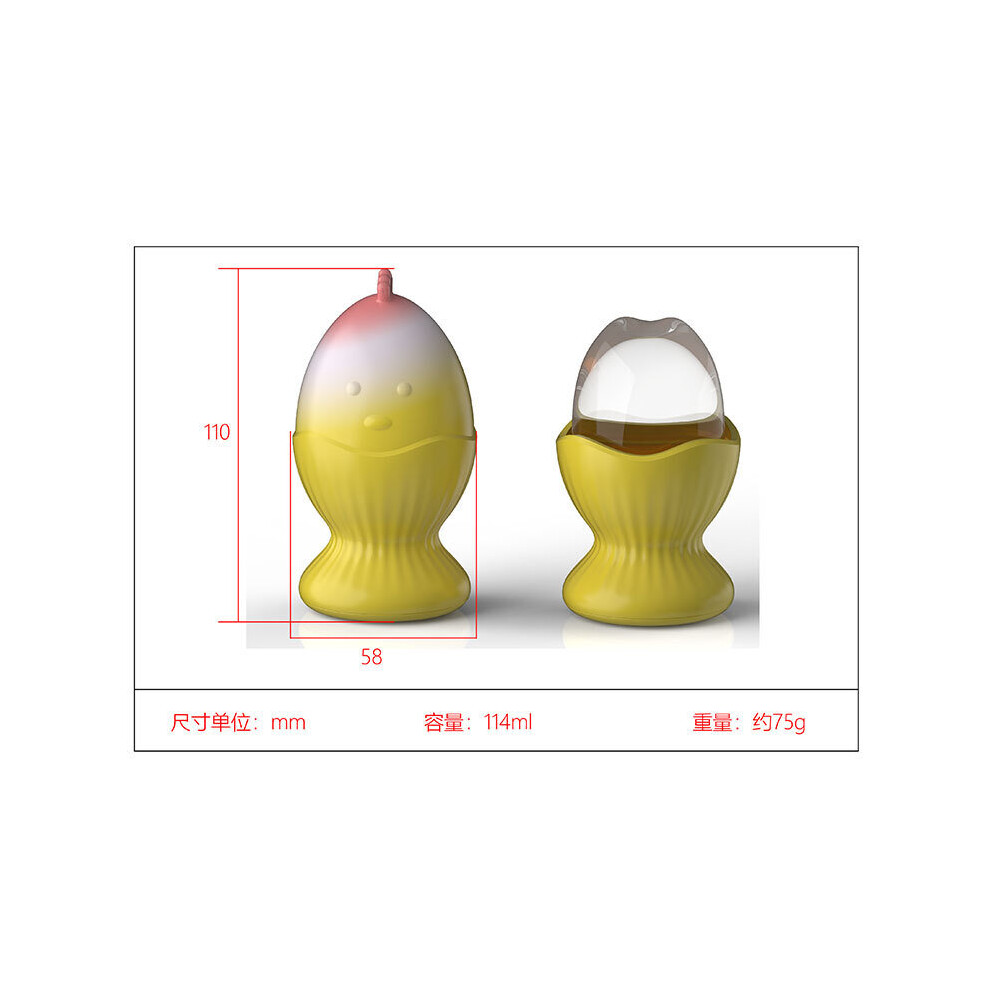 Dechoicelife Yellow (A-) 6 Color Silicone Ice Ball Face Massager Shrink Pores Roller Cold Therapy Reusable Freezable Ice Massage Cup For Face Body