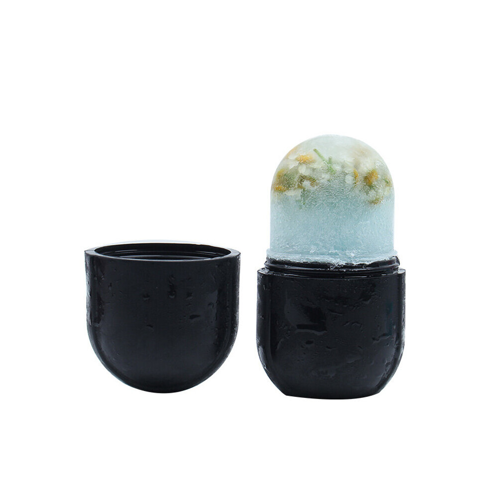 Dechoicelife Black (A-) 6 Color Silicone Ice Ball Face Massager Shrink Pores Roller Cold Therapy Reusable Freezable Ice Massage Cup For Face Body
