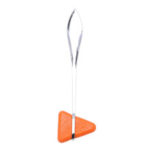 (a-Orange) 1pc Medical Triangle Taylor Percussor Percussion Neurological Hammer Percussor Diagnostic Reflex Hammer 18cm x 5cm
