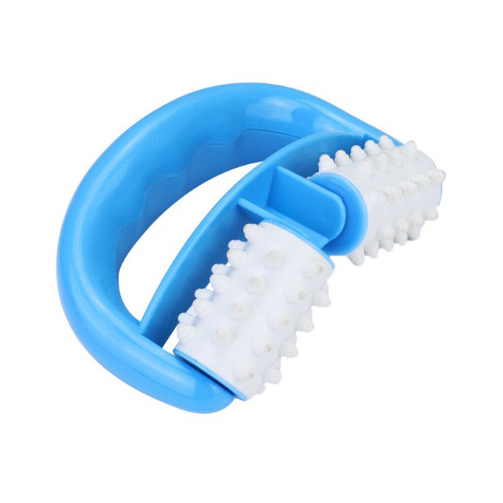 Dechoicelife (A- Blue) Arm Body Muscle Massager Relaxation Leg Shoulder Dual Roller Workout Yoga Massaging Tool Relaxing Supply For Gym