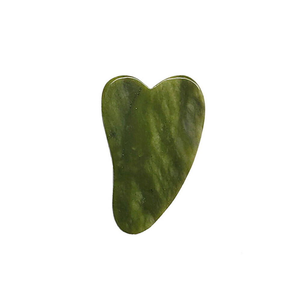 Dechoicelife (A-Guasha Board 4) Natural Jade Roller Face Massager Real Stone Gouache Scraper Board Facial Massager Jade Roller Guasha Massage Board And Roller