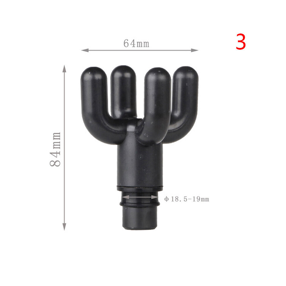 Dechoicelife (A-N3) Abs Replacement Heads For Massage Gun Muscle Stimulator Body Relaxation Shaping Exercising Fascia Gun Massager Head ???? ?????